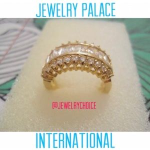 🆕14K Gold Filled Bassanova Baguette Cubic Zirconia Ring